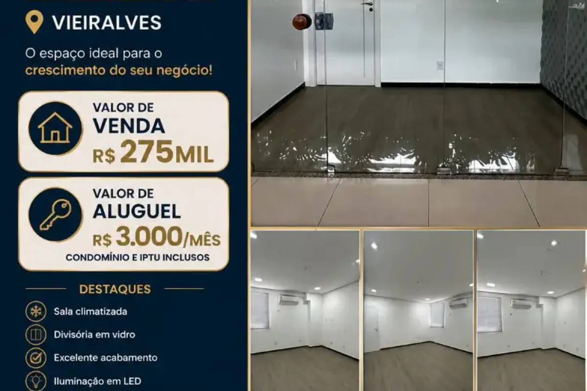 Alugo – Sala no Edifício CEMOM